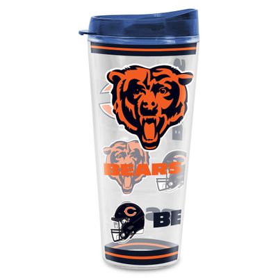 Rico Industries NFL Football Chicago Bears Double Wall 20oz Tritan Tumbler