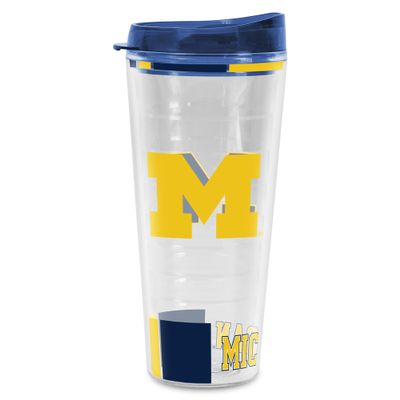 Rico Industries NCAA Michigan Wolverines Double Wall 20oz Tritan Tumbler