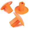 Cannon Sports Molded Rubber Base Plugs - Baseball & Softball Base Plugs for Baseball Field - 3 Pack of Rubber Base Anchor Plugs view 1