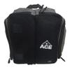 Gray Cornhole Backpack with ACE Patch | Holds Up to Six Cornhole Bag Sets (Up to 24 Bags) | Includes 2 Side Pockets, 2 Phone Holders, 2 Straps, Headphone Passthrough Ports view 2