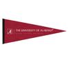 AGAS NCAA Alabama University Crimson Tide Where Legends Are Made Pennant - 12x30 inch - 1" Stick Sleeve - Mini Alabama Collegiate Acrylic Felt Pennant view 1
