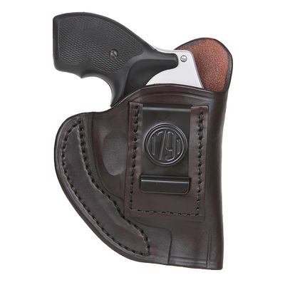1791 Gunleather 38 Special Holster for J Frame and Snub Nose Revolvers, IWB Leather Revolver Holster fit Taurus 856, Ruger LCR, S&W Bodyguard, 637, 638, 642 airweight