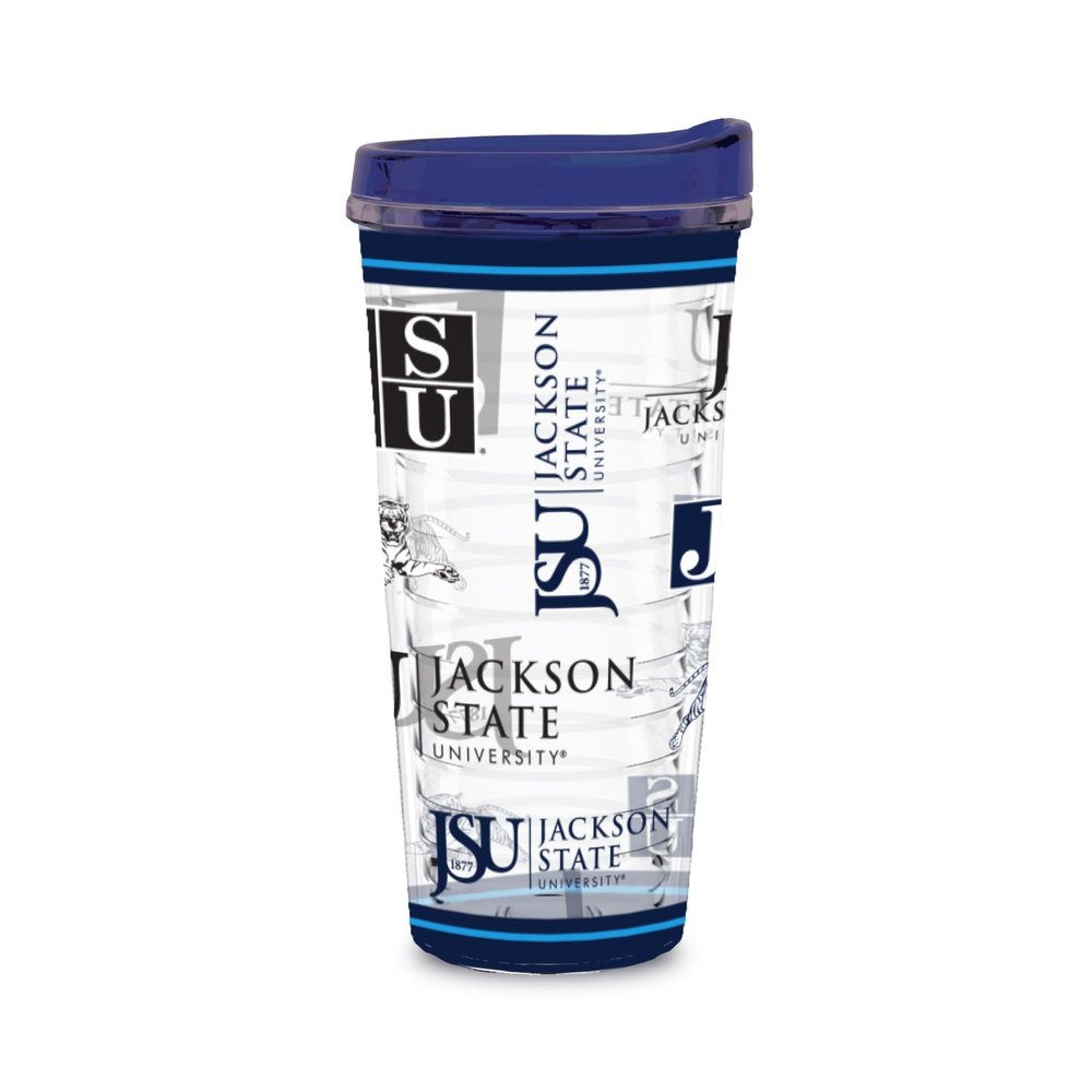Rico Industries NCAA Jackson State Tigers - JSU Double Wall 20oz Tritan Tumbler