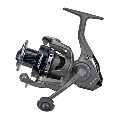 Okuma Acuador 4BB Steel Drive Lightweight Freshwater Spinning Reel, ACU-3000A, Black