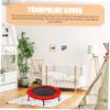 INOOMP 1pc Trampoline Protector Cover Round Sponge Safety Replacement for Boys and Girls Red Diameter Essential Trampoline Accessory for Injury Prevention and Easy Installation view 3
