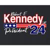 Medium Black Women Fitted Robert F Kennedy Jr. for President 2024 Sleeveless Tank Top T-Shirt view 3