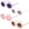 Mdvora 4 Pack Round Flower Sunglasses Set, Outdoor Kids Sunglasses Kit(Set C, 4pcs) view 1