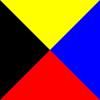 Y H M Z-International Maritime Signal Code Flag 4 x 6 Feet Exlan Bunting For Marine Ship Boat Communication Use view 1