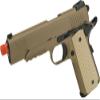 Evike Airsoft - WE-Tech Desert Warrior Airsoft 1911 Gas Blowback Airsoft Pistol (Color: Tan) - (PID: 33152) view 1