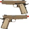 Evike Airsoft - WE-Tech Desert Warrior Airsoft 1911 Gas Blowback Airsoft Pistol (Color: Tan) - (PID: 33152) view 3