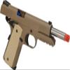 Evike Airsoft - WE-Tech Desert Warrior Airsoft 1911 Gas Blowback Airsoft Pistol (Color: Tan) - (PID: 33152) view 4