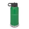 B-52 Stratofortress Water Bottle 32 oz - Laser Engraved w/ Flip Top Removable Straw - Polar Camel - Stainless Steel - Vacuum Insulated - Double Walled - Drinkware Bottles - strategic bomber v2 - Green view 1