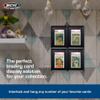 BCW Interlocking Card Frames - Black | Interlocking Frames Ideal for Collectibles, Trading Cards, and Memorabilia | Wall Display Frame (Graded Cards - 8 Pack) view 2