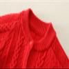Newborn Infant Baby Knitted Romper Cotton Long Sleeve Boy Girl Sweater Clothes Baby Baby Boy First Birthday Outfit (Red, 0-3 Months) view 4