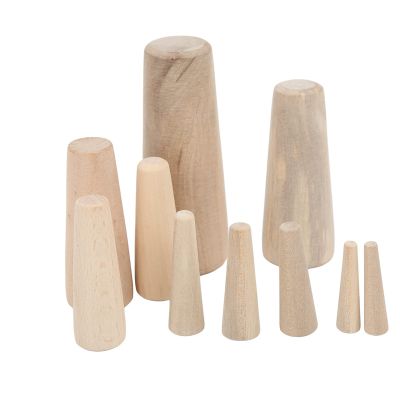 10pcs Soft Wood Plugs Marine Tapered Thru Hull Emergency Soft Wood Plugs Drain Plug for Filling Holes and Stop Leaks
