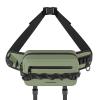 THKFISH Waterproof Fishing Waist Pack with Fishing Rod Holder, Airtight Zipper Closure, Lightweight Sling Fishing Waist Bag for Fly Fishing view 1