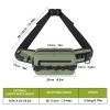 THKFISH Waterproof Fishing Waist Pack with Fishing Rod Holder, Airtight Zipper Closure, Lightweight Sling Fishing Waist Bag for Fly Fishing view 4