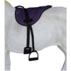 CHALLENGER Horse Western Suede Neoprene Anti-Slip Bareback Saddle Pad Stirrups 39187PR view 2