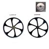 26 inch Aluminum Alloy Bicycle Mag Wheel 100 * 135mm & 22T Flywheel & 36T 6 Hole Sprocket Gas Motorized Bicycle Rim view 2