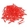 PATIKIL Plastic Dart Tips, 100 Pack 2BA Thread Soft Dart Tips Plastic Tip Soft Tip Dart Accessories, Red view 1