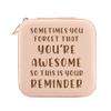 Inspirational Gifts for Women Sometimes You Forget That You Are Awesome so This Is Your Reminder Jewelry Organizer Gift for Woman Friends, Birthday Christmas Gift for Wife Coworker Teacher Nurse view 1