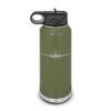RDW F33A Water Bottle 32 oz - Laser Engraved w/Flip Top Removable Straw - Polar Camel - Stainless Steel - Vacuum Insulated - Double Walled - Drinkware Bottles - Aircraft - Olive view 1