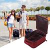 PATIKIL Shoe Bags for Travel, Holds 3-4 Pairs of Shoes Travel Bag for Packing Gym Flight Storage Pouch Luggage Travel Accessories, Red view 4
