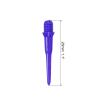 PATIKIL Plastic Dart Tips, 50 Pack 2BA Thread Soft Dart Tips Plastic Tip Soft Tip Dart Accessories, Blue view 2