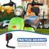 Bike Backrest Seat with Thick Padding and Metal Support for Electric Bicycle Rear Passenger Comfort and Safety Universal Fit Rear Rack Back Cushion view 2