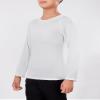 Auranso Boys Rash Guard Swim Shirt UPF 50+ Long Sleeve Sun Protection Quick Dry Shirt White 6-7Years view 2