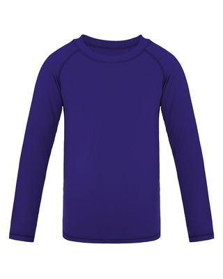 Auranso Boys Rash Guard Swim Shirt UPF 50+ Long Sleeve Sun Protection Quick Dry Shirt Navy 12-13Years