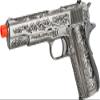 Evike Airsoft - WE-Tech Heavy Weight Filigree Airsoft 1911 Gas Blowback GBB Airsoft Pistol view 1