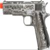 Evike Airsoft - WE-Tech Heavy Weight Filigree Airsoft 1911 Gas Blowback GBB Airsoft Pistol view 4