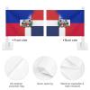 Half Haiti Half Dominican Republic Flag Car Flags Durable And UV Fade Resistant Double Sided for Car/Family/Business/Travel 12x18in view 3