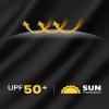 Auranso Boys Rash Guard Swim Shirt UPF 50+ Long Sleeve Sun Protection Quick Dry Shirt Black 6-7Years view 3