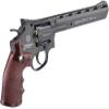Evike Airsoft - WinGun CO2 Powered Metal High Power Airsoft Magnum Gas Airsoft Revolver (Color: Black / 8") - (PID: 29584) view 2