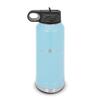 RDW 747-8 Water Bottle 32 oz - Laser Engraved w/Flip Top Removable Straw - Polar Camel - Stainless Steel - Vacuum Insulated - Double Walled - Drinkware Bottles - Airliner - Light Blue view 1