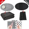 EEYZD Trampoline Safety Net, 10 12 14Ft Weather-Resistant Replacement Enclosure Net with Double-Headed Zipper, Protection Buckle(Net Only),10FT 6 Pole view 3