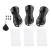 bohally Rudder Slot Fin Boxes Surfboard Fin 0 Degree for Center Fin Box + 5 Degree for Side Fin Box Easy to Install with Screws and Key