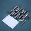 bohally Rudder Slot Fin Boxes Surfboard Fin 0 Degree for Center Fin Box + 5 Degree for Side Fin Box Easy to Install with Screws and Key view 3