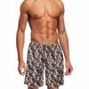 Custom Men's Swim Trunks Personalized Swim Trunks with Dog Pet Face on Them, Funny Beach Board Shorts for Men Quick Dry Light Trunk Bathing Suit, Customized Surfing Shorts Gifts for Dad Husband BF view 1