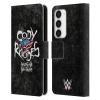 Head Case Designs Officially Licensed WWE Distressed Name Cody Rhodes Leather Book Wallet Case Cover Compatible with Samsung Galaxy S23 5G view 1