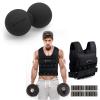 Adjustable Weighted Vest 0-44lbs & 5BILLION Peanut Massage Ball view 1