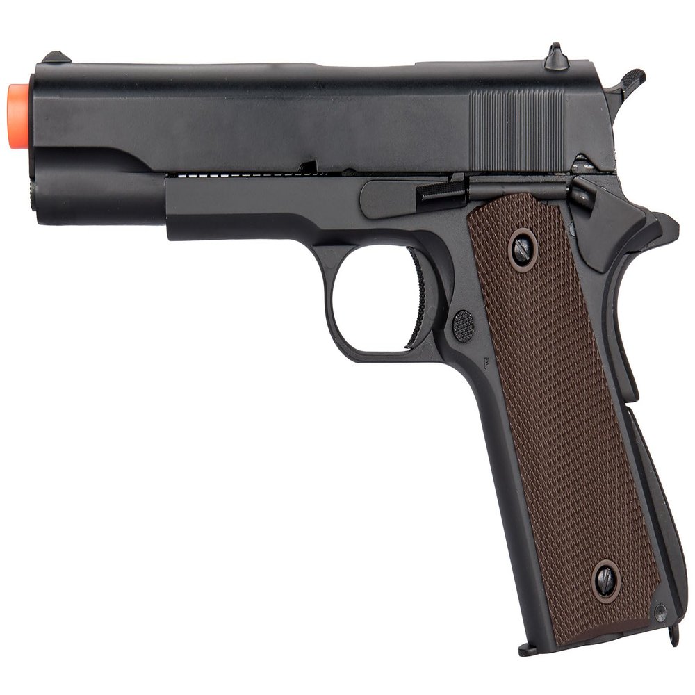 Goldenball X Double Bell M1911 GBB Airsoft Pistol Type 1 - Black