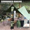 Camping Hanging Organizer - AYAMAYA Tent Organizer for Inside with Campsite Storage Straps & Mesh Pockets & Hanging Hooks for Camping, RV Camper, Picnic, One-Piece Storage Bag Multiple Can Be Spliced view 3