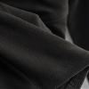 Women's Tops Square Neck Long Sleeve Fleece Shirt Black S view 4