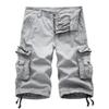 Mesh Gym Shorts Mens Quick Dry Cargo Shorts Fashion Outdoor Multi Pockets Tooling Shorts Stylish Casual Cotton Linen Solid Shorts Men Shorts 5 Inch Gray 4X view 2