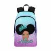 MyPupSocks Customize Book Bag School Backpack for Girls Princess With Pink Bow Personalized Waterproof Laptop Bag for School Travel Casual Book Bag view 1