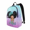 MyPupSocks Customize Book Bag School Backpack for Girls Princess With Pink Bow Personalized Waterproof Laptop Bag for School Travel Casual Book Bag view 2
