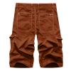 Shorts for Men 9 Inch Khaki Cargo Shorts for Men 2023 Casual Loose Buckle Zipper Multi Pockets Tooling Shorts Regular Fit Outdoor Pants Linen Shorts for Women 9 Inch Inseam Red 5X view 2